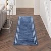 image:imageNourison Home Nourison Essentials NavyIvory 5 x Square Area Rug  Easy Clean Non Shedding Bed Room Living Room Dining Room Kitchen 5 x SquareNavyIvory