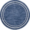 image:imageNourison Home Nourison Essentials NavyIvory 5 x Square Area Rug  Easy Clean Non Shedding Bed Room Living Room Dining Room Kitchen 5 x SquareNavyIvory