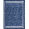 image:imageNourison Home Nourison Essentials NavyIvory 5 x Square Area Rug  Easy Clean Non Shedding Bed Room Living Room Dining Room Kitchen 5 x SquareNavyIvory
