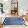 image:imageNourison Home Nourison Essentials NavyIvory 5 x Square Area Rug  Easy Clean Non Shedding Bed Room Living Room Dining Room Kitchen 5 x SquareNavyIvory