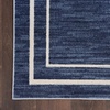image:imageNourison Home Nourison Essentials NavyIvory 5 x Square Area Rug  Easy Clean Non Shedding Bed Room Living Room Dining Room Kitchen 5 x SquareNavyIvory