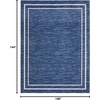 image:imageNourison Home Nourison Essentials NavyIvory 5 x Square Area Rug  Easy Clean Non Shedding Bed Room Living Room Dining Room Kitchen 5 x SquareNavyIvory