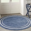 image:imageNourison Home Nourison Essentials NavyIvory 5 x Square Area Rug  Easy Clean Non Shedding Bed Room Living Room Dining Room Kitchen 5 x SquareNavyIvory