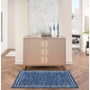 image:imageNourison Home Nourison Essentials NavyIvory 5 x Square Area Rug  Easy Clean Non Shedding Bed Room Living Room Dining Room Kitchen 5 x SquareNavyIvory