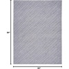 image:imageNourison Home Nourison Washables Grey 52 x 7 Area Rug  Easy Clean Non Shedding Bed Room Living Room Dining Room Kitchen 5 x 7Grey
