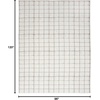 image:imageNourison Home Nourison Washables Ivory 8 x 10 Area Rug  Easy Clean Non Shedding Bed Room Living Room Dining Room Kitchen 8 x 10Ivory