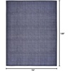 image:imageNourison Home Nourison Washables Ivory 8 x 10 Area Rug  Easy Clean Non Shedding Bed Room Living Room Dining Room Kitchen 8 x 10Navy Blue