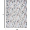 image:imageNourison Home Nourison Washables Ivory Multicolor 3 x 5 Area Rug  Easy Clean Non Shedding Bed Room Living Room Dining Room Kitchen 3 x 5Grey Multicolor