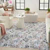 image:imageNourison Home Nourison Washables Ivory Multicolor 3 x 5 Area Rug  Easy Clean Non Shedding Bed Room Living Room Dining Room Kitchen 3 x 5Grey Multicolor