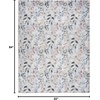 image:imageNourison Home Nourison Washables Ivory Multicolor 3 x 5 Area Rug  Easy Clean Non Shedding Bed Room Living Room Dining Room Kitchen 3 x 5Grey Multicolor