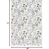 image:imageNourison Home Nourison Washables Ivory Multicolor 3 x 5 Area Rug  Easy Clean Non Shedding Bed Room Living Room Dining Room Kitchen 3 x 5Ivory Multicolor