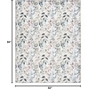 image:imageNourison Home Nourison Washables Ivory Multicolor 3 x 5 Area Rug  Easy Clean Non Shedding Bed Room Living Room Dining Room Kitchen 3 x 5Ivory Multicolor