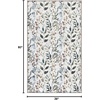 image:imageNourison Home Nourison Washables Ivory Multicolor 3 x 5 Area Rug  Easy Clean Non Shedding Bed Room Living Room Dining Room Kitchen 3 x 5Ivory Multicolor