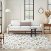 image:imageNourison Home Nourison Washables Ivory Multicolor 3 x 5 Area Rug  Easy Clean Non Shedding Bed Room Living Room Dining Room Kitchen 3 x 5Ivory Multicolor