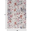 image:imageNourison Home Nourison Washables Ivory Pink 3 x 5 Area Rug  Easy Clean Non Shedding Bed Room Living Room Dining Room Kitchen 3 x 5Ivory Pink