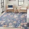 image:imageNourison Home Nourison Washables Ivory Pink 3 x 5 Area Rug  Easy Clean Non Shedding Bed Room Living Room Dining Room Kitchen 3 x 5Navy Multicolor