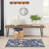 image:imageNourison Home Nourison Washables Ivory Pink 3 x 5 Area Rug  Easy Clean Non Shedding Bed Room Living Room Dining Room Kitchen 3 x 5Navy Multicolor