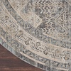 image:imageNourison Home Nyle Ivory Grey Blue 26 x 46 Area Rug  Easy Clean Non Shedding Bed Room Living Room Dining Room Kitchen 3 x 5Ivory Charcoal