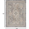 image:imageNourison Home Nyle Ivory Grey Blue 26 x 46 Area Rug  Easy Clean Non Shedding Bed Room Living Room Dining Room Kitchen 3 x 5Ivory Charcoal