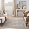 image:imageNourison Home Nyle Ivory Grey Blue 26 x 46 Area Rug  Easy Clean Non Shedding Bed Room Living Room Dining Room Kitchen 3 x 5Ivory Charcoal