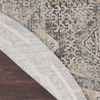 image:imageNourison Home Nyle Ivory Grey Blue 26 x 46 Area Rug  Easy Clean Non Shedding Bed Room Living Room Dining Room Kitchen 3 x 5Ivory Charcoal