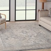 image:imageNourison Home Nyle Ivory Grey Blue 26 x 46 Area Rug  Easy Clean Non Shedding Bed Room Living Room Dining Room Kitchen 3 x 5Ivory Charcoal