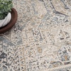 image:imageNourison Home Nyle Ivory Grey Blue 26 x 46 Area Rug  Easy Clean Non Shedding Bed Room Living Room Dining Room Kitchen 3 x 5Ivory Charcoal