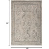 image:imageNourison Home Nyle Ivory Grey Blue 26 x 46 Area Rug  Easy Clean Non Shedding Bed Room Living Room Dining Room Kitchen 3 x 5IvoryGreyBlue