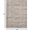 image:imageNourison Home Nyle Ivory Slate 26 x 46 Area Rug  Easy Clean Non Shedding Bed Room Living Room Dining Room Kitchen 3 x 5IvorySlate