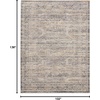 image:imageNourison Home Nyle Ivory Slate 26 x 46 Area Rug  Easy Clean Non Shedding Bed Room Living Room Dining Room Kitchen 3 x 5IvorySlate