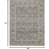 image:imageNourison Home Nyle Slate Multicolor 26 x 46 Area Rug  Easy Clean Non Shedding Bed Room Living Room Dining Room Kitchen 3 x 5Slate Multicolor