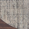 image:imageNourison Home Nyle Traditional Ivory Blue 710 x 101 Area Rug Easy Cleaning Non Shedding Bed Room Living Room Dining Room Kitchen 8x10Ivory Blue
