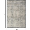 image:imageNourison Home Nyle Traditional Ivory Blue 710 x 101 Area Rug Easy Cleaning Non Shedding Bed Room Living Room Dining Room Kitchen 8x10Ivory Blue