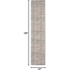 image:imageNourison Home Nyle Traditional Ivory Blue 710 x 101 Area Rug Easy Cleaning Non Shedding Bed Room Living Room Dining Room Kitchen 8x10Ivory Blue