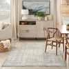 image:imageNourison Home Nyle Traditional Ivory Blue 710 x 101 Area Rug Easy Cleaning Non Shedding Bed Room Living Room Dining Room Kitchen 8x10Ivory Blue