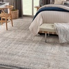 image:imageNourison Home Nyle Traditional Ivory Blue 710 x 101 Area Rug Easy Cleaning Non Shedding Bed Room Living Room Dining Room Kitchen 8x10Ivory Blue