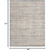 image:imageNourison Home Nyle Traditional Ivory Blue 710 x 101 Area Rug Easy Cleaning Non Shedding Bed Room Living Room Dining Room Kitchen 8x10Ivory Blue
