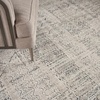 image:imageNourison Home Nyle Traditional Ivory Blue 710 x 101 Area Rug Easy Cleaning Non Shedding Bed Room Living Room Dining Room Kitchen 8x10Ivory Blue