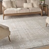 image:imageNourison Home Nyle Traditional Ivory Blue 710 x 101 Area Rug Easy Cleaning Non Shedding Bed Room Living Room Dining Room Kitchen 8x10Ivory Multicolor
