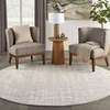 image:imageNourison Home Nyle Traditional Ivory Blue 710 x 101 Area Rug Easy Cleaning Non Shedding Bed Room Living Room Dining Room Kitchen 8x10Ivory Multicolor