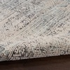 image:imageNourison Home Nyle Traditional Ivory Blue 710 x 101 Area Rug Easy Cleaning Non Shedding Bed Room Living Room Dining Room Kitchen 8x10Pewter