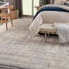 image:imageNourison Home Nyle Traditional Ivory Blue 710 x 101 Area Rug Easy Cleaning Non Shedding Bed Room Living Room Dining Room Kitchen 8x10Pewter