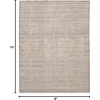 image:imageNourison Home Nyle Traditional Ivory Blue 710 x 101 Area Rug Easy Cleaning Non Shedding Bed Room Living Room Dining Room Kitchen 8x10TealChocolate