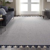 image:imageNourison Home Otto Modern Taupe 8 x 106 Area Rug Easy Cleaning Non Shedding Bed Room Living Room Dining Room Kitchen 8x11Navy