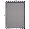 image:imageNourison Home Otto Modern Taupe 8 x 106 Area Rug Easy Cleaning Non Shedding Bed Room Living Room Dining Room Kitchen 8x11Navy