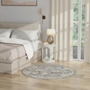 image:imageNourison Home Oushak Home Charcoal 9 x 12 Area Rug  Easy Clean Non Shedding Bed Room Living Room Dining Room Kitchen 9 x 12Charcoal