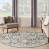 image:imageNourison Home Oushak Home Charcoal 9 x 12 Area Rug  Easy Clean Non Shedding Bed Room Living Room Dining Room Kitchen 9 x 12Charcoal
