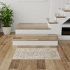image:imageNourison Home Oushak Home Charcoal 9 x 12 Area Rug  Easy Clean Non Shedding Bed Room Living Room Dining Room Kitchen 9 x 12Cream