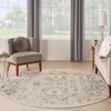 image:imageNourison Home Oushak Home Charcoal 9 x 12 Area Rug  Easy Clean Non Shedding Bed Room Living Room Dining Room Kitchen 9 x 12Cream