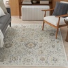 image:imageNourison Home Oushak Home Charcoal 9 x 12 Area Rug  Easy Clean Non Shedding Bed Room Living Room Dining Room Kitchen 9 x 12Grey
